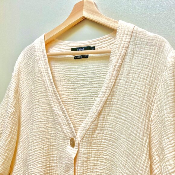 Simons Icone Organic Cotton Cream Shrug - Picture 7 of 7